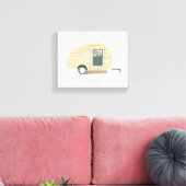 piepklein huis zigeunercaravan natuurlijke Thunder Canvas Afdruk (Insitu (Woonkamer))