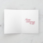 piepkleine boom feestdagen kaart (Binnen)