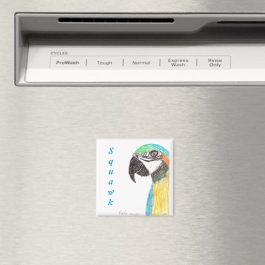 pieppapegaai magneet (Insitu (Vaatwasser))