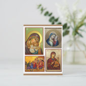 Piepspictogram voor feestkaarten feestdagenkaart (Staand voorkant)