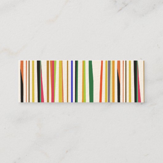 Piepsplaten voor fijne kleuren - Eenvoudig patroon Mini Visitekaartje (Achterkant)