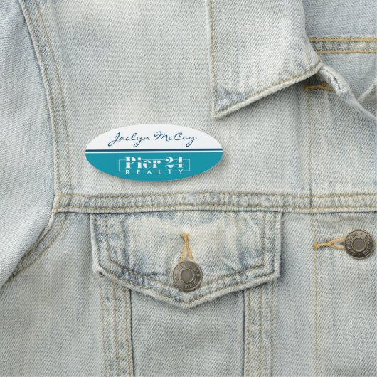 Pier 24 Realty Name Tag (In situ)