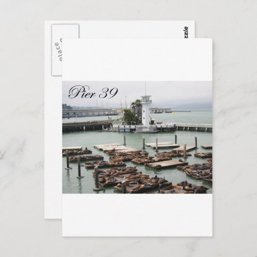 pier 39 briefkaart (Voorkant / Achterkant)