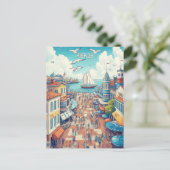 Pier 39 San Francisco Briefkaart (Staand voorkant)