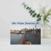 Pier 39:San Francisco, CA-Briefkaart Briefkaart (Staand voorkant)