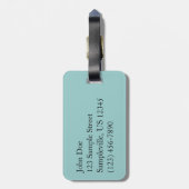 Pier 39 Zee leeuwen Bagagelabel (Achterkant verticaal)