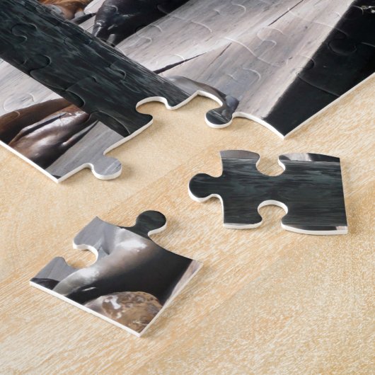 Pier 39 Zee leeuwen Legpuzzel (Zijkant)