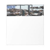 Pier 39 Zee leeuwen Notitieblok (Voorkant)