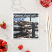 Pier 39 Zee leeuwen Servetten (Insitu)