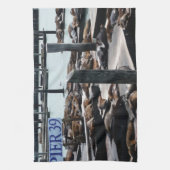 Pier 39 Zee leeuwen Theedoek (Verticaal)