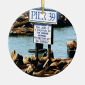 Pier 39 Zee Lions Ornament (Voorkant)