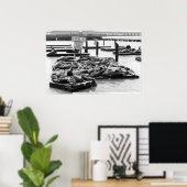 Pier 39 Zee poster leeuwen (Thuiskantoor)