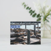 Pier 39 Zeeleeuwen Briefkaart (Staand voorkant)
