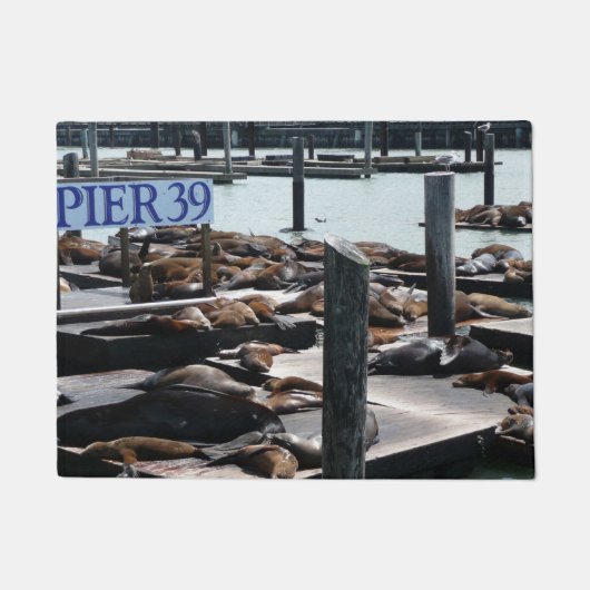 Pier 39 Zeeleeuwen Deurmat (Voorkant)