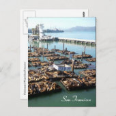 pier 39 zegels briefkaart (Voorkant / Achterkant)