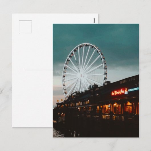 Pier 57, Seattle, Verenigde Staten Feestdagenkaart (Voorkant / Achterkant)