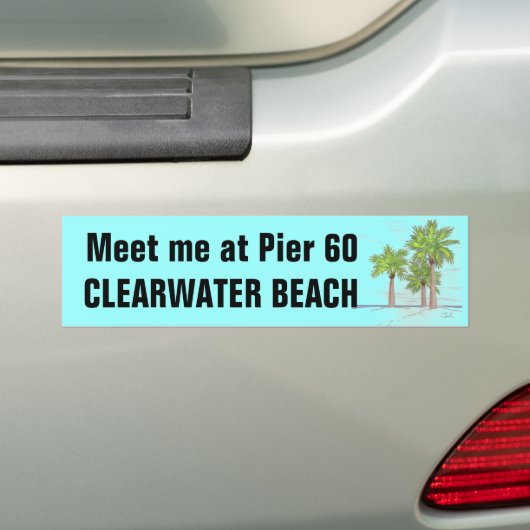 PIER 60 bumpersticker (Op auto)