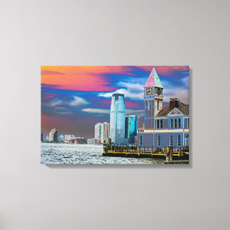 Pier A Lower Manhattan New York City USA Poster Canvas Afdruk