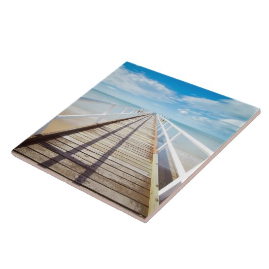 Pier aan de boulevard tegeltje (Zijkant)