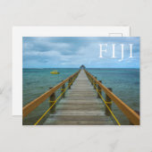 Pier aan de kust van Koral, Fiji Briefkaart (Voorkant / Achterkant)