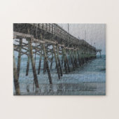 Pier and Waves - Oak Island, North Carolina Legpuzzel (Horizontaal)
