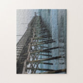 Pier and Waves - Oak Island, North Carolina Legpuzzel (Verticaal)