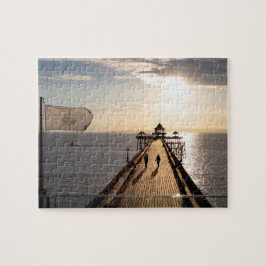 Pier at Sunset - Clevedon, Somerset, UK - Legpuzzel