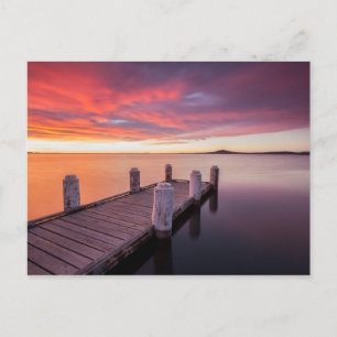 Pier bij het Illawarra-meer Briefkaart