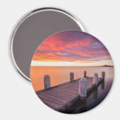 Pier bij het Illawarra-meer Magneet (Voorkant / Achterkant)