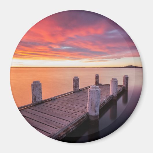Pier bij het Illawarra-meer Magneet (Voorkant)