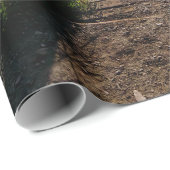 Pier bij nacht onder een volle maan cadeaupapier (Rol Hoek)