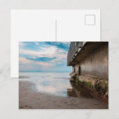 Pier dek in zonsondergang briefkaart (Voorkant / Achterkant)