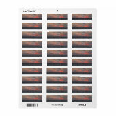 Pier en Sunset - Oak Island, NC Etiket (Full Sheet)