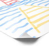 Pier en vuurtoren Fotovergroting Foto Afdruk (Hoek)