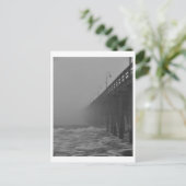 Pier fog-2 briefkaart (Staand voorkant)