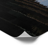 Pier & Gazebo op Sunset, Outer Banks NC Poster (Hoek)