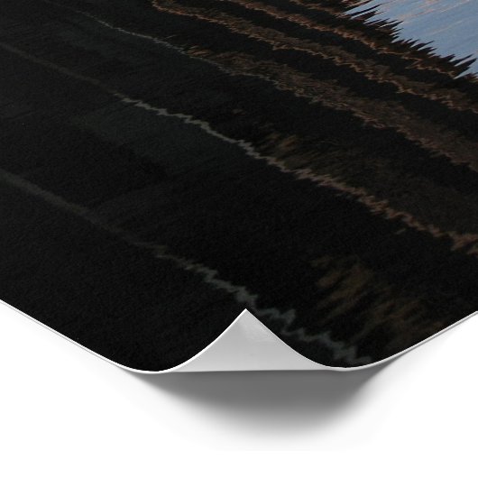 Pier & Gazebo op Sunset, Outer Banks NC Poster (Hoek)