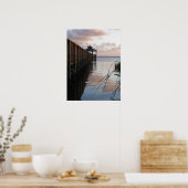 Pier & Gazebo op Sunset, Outer Banks NC Poster (Keuken)