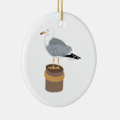 Pier Gull Keramisch Ornament (Rechts)