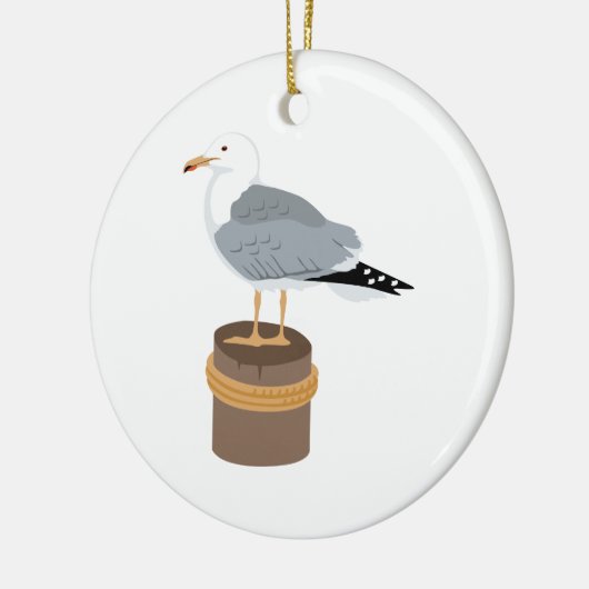 Pier Gull Keramisch Ornament (Links)
