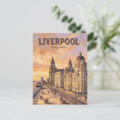 Pier Head Engeland Briefkaart (Staand voorkant)