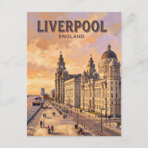 Pier Head Engeland Briefkaart