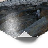 Pier in Colonial Beach, Virginia Foto Afdruk (Hoek)