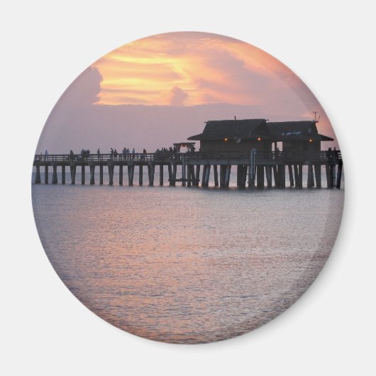 Pier in Napels Florida Magneet (Voorkant)