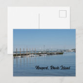 Pier in Newport Rhode Island Briefkaart (Voorkant / Achterkant)