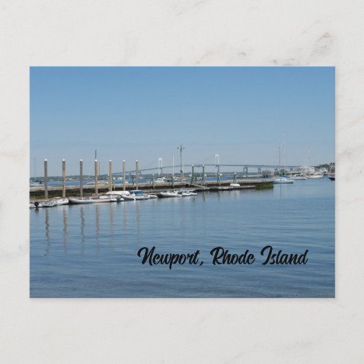 Pier in Newport Rhode Island Briefkaart (Voorkant)