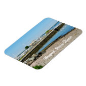 Pier in Newport Rhode Island Magneet (Linkerzijde)