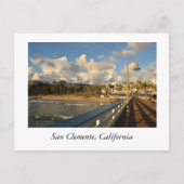 Pier in San Clemente Californa Briefkaart (Voorkant)