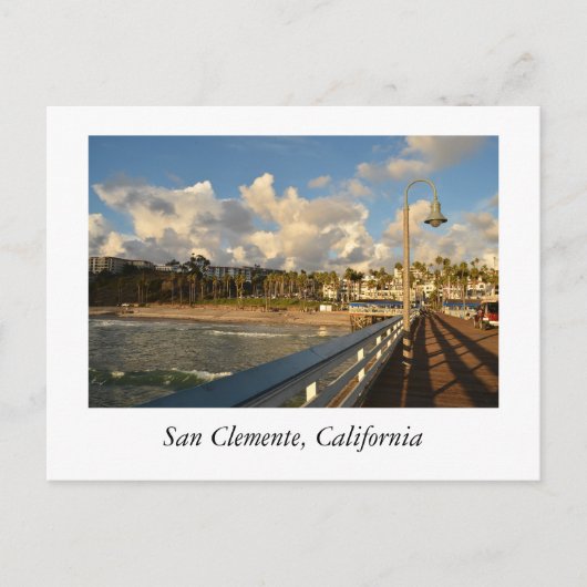 Pier in San Clemente Californa Briefkaart (Voorkant)