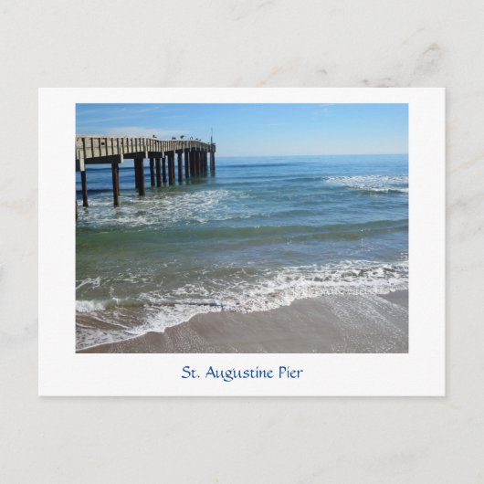 Pier in St. Augustine Briefkaart (Voorkant)